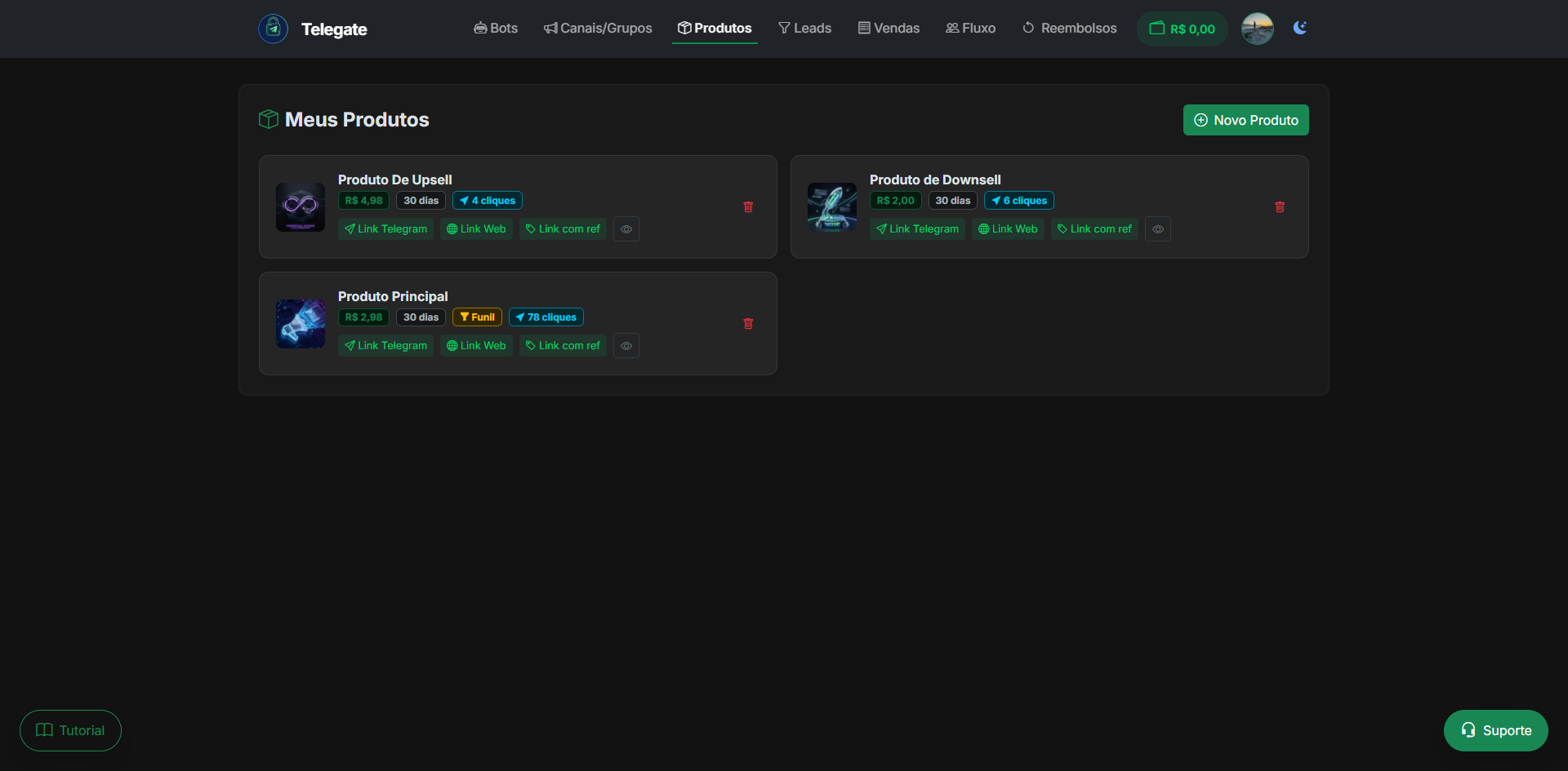 Telegate por dentro — screenshot 4